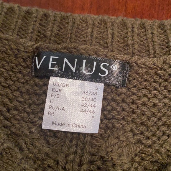 Green sweater dress - Picture 2 of 4